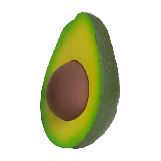 Simulated Half Avocado Stress Ball Toy Slow Rebound Fruit Squeeze Fidget Toy Anxiety Relief Soft Stress Ball Pinch Sensory Toy Avocado