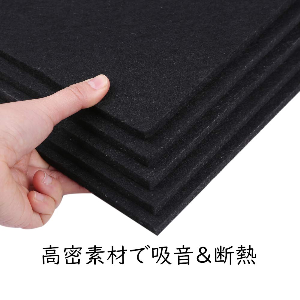 ISL Hex Sound Panel Black 23x20cm 10pcs ISL-HX01