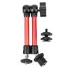 11in Adjustable Universal Arm Base Holder Stand 1 4in Screw for Camera LCD Monitor Light 11in Red