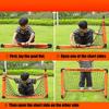Foldable Soccer Net Kids Soccer Goals Easy To Install Soccer Goal Training Equipment for Youth Game Sports