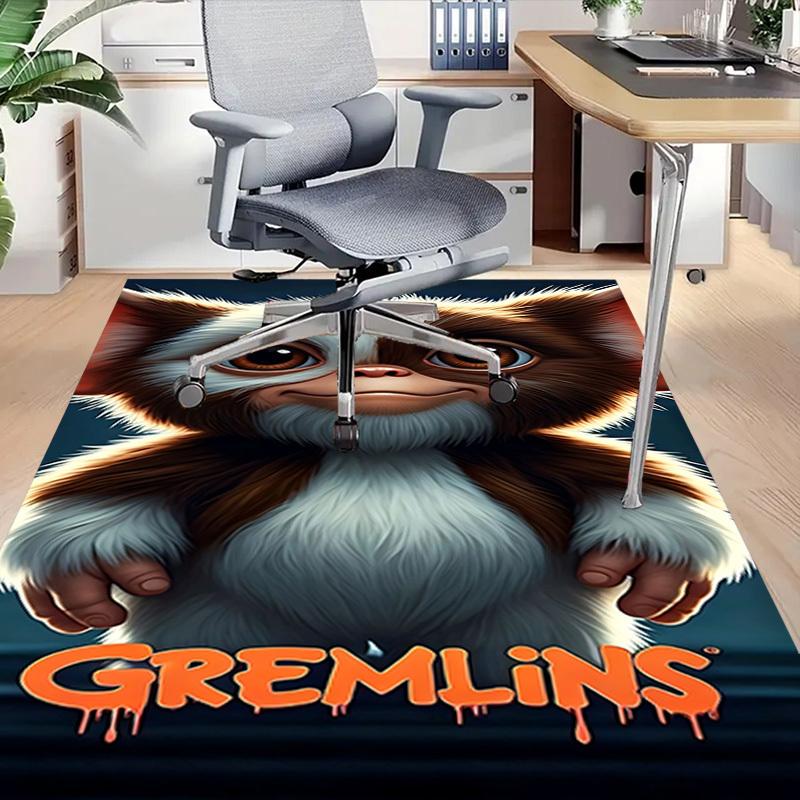 1pz Tappeto Gremlins Gizmo, Tappeto da Ufficio Tappetino da Esterno Decorazione per la Casa Tappeto da Area Festival