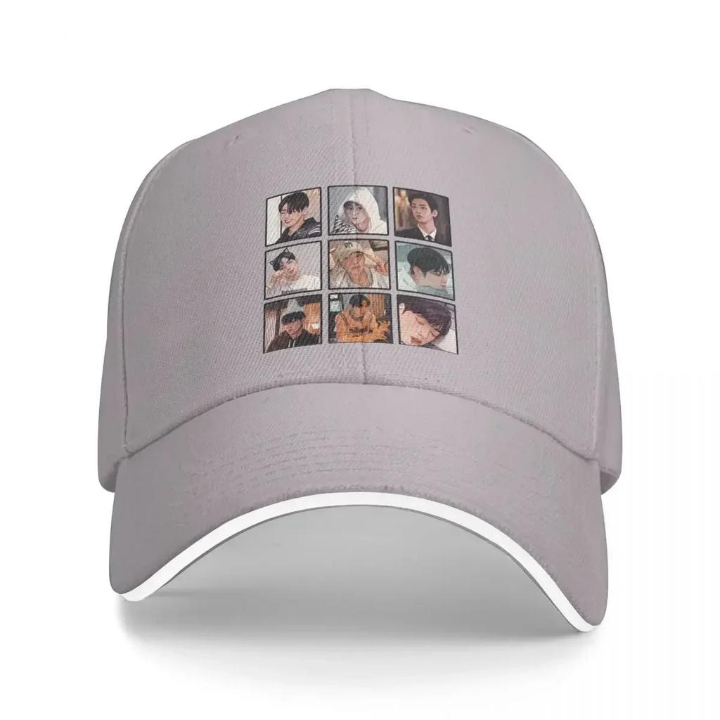 Cha Eunwoo Cartoonized Merchandise Baseball Cap Fashion Hip Hop Hats Spring Men Adult Outdoor Sports Baseball Caps