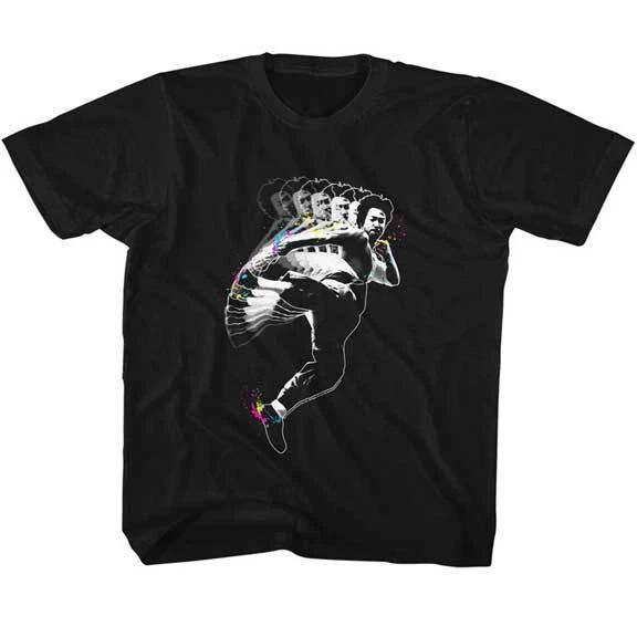 Bruce Lee Matrix Kick Martial Arts Youth T Shirt 2T-YXL M