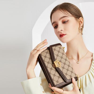 2023 New Fashion Summer Shoulder Bag Women's Chain Small Square Bag Women's Crossbody Versatile Letter Envelope