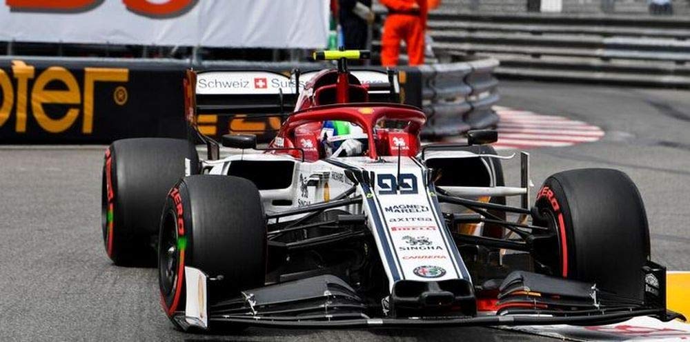 Minichamps Scale Alfa Romeo Racing C38 2019 F1 Monaco GP Giovinazzi 1/43 #99 A. [Resin]