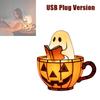 Ghost Reading Book Lamp Handmade Halloween Ghosts Night Light Up Adorable Reading Led Light For Decor Ghosts Flickering