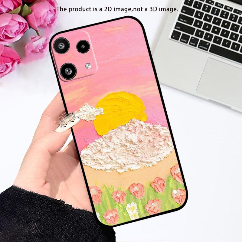 Pro pouzdro Nothing Phone 3a Lite Módní ochrana fotoaparátu Silikonový zadní kryt Pro pouzdra Nothing Phone 3a Lite Měkké TPU Fundas