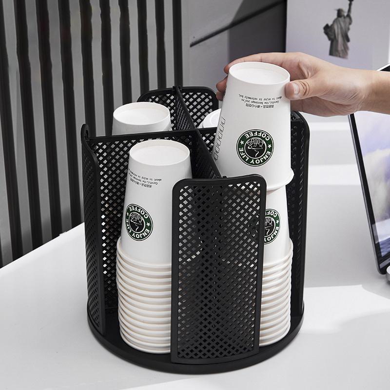 Disposable Cup Storage Holder Rack Shelf Water Tea Cup Home Kitchen Multifunct Dispenser Mug Display Stand Organizer Supplie New