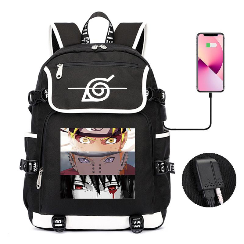 Backpack Day Manga Cartoon Printing Student School Bag Business Large Capacity Usb Computer Bag