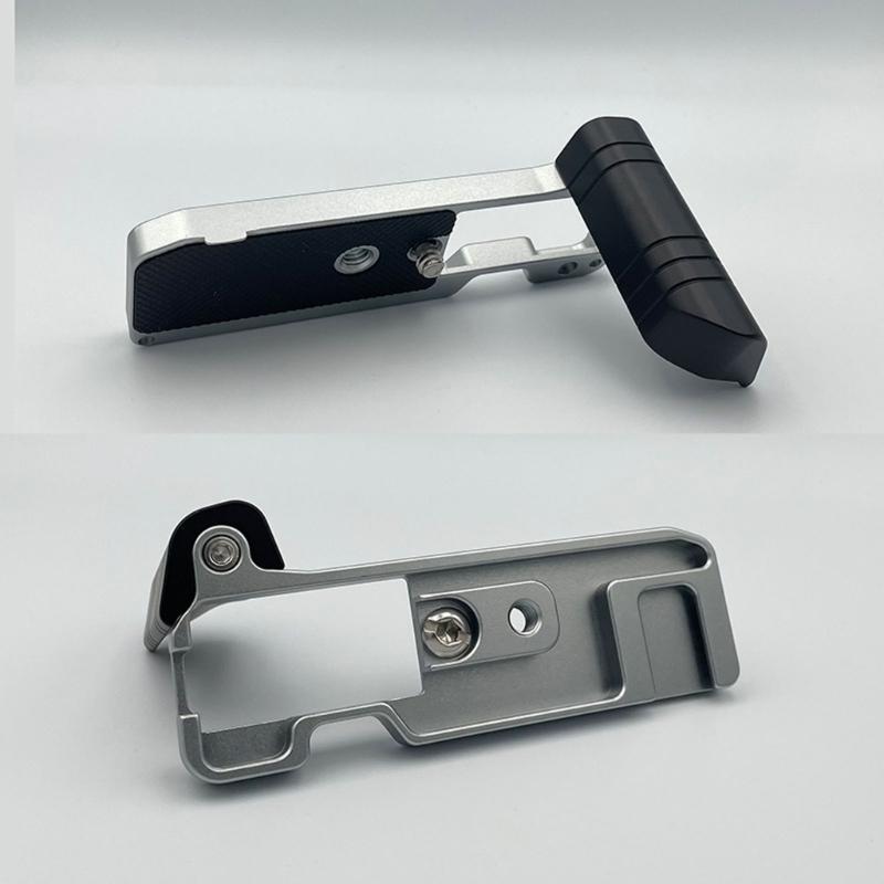 Quick Install Metal Camera Handle Grip For Multiple Models Ergonomic Design Improved Battery Life Aluminum Construction