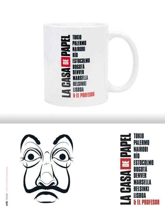 Mug - Grupo Erik - La Casa De Papel - 300 ml - Céramique - Compatible lave-vaisselle
