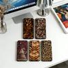 Leopard Print Phone Case For Samsung Galaxy A73,A72,A71,A70,A53,A52,A51,Soft Silicone Black Cover