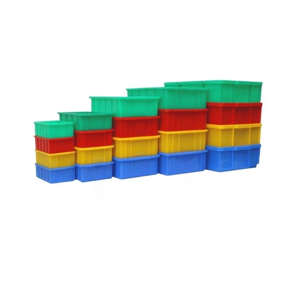 Modular Hardware Storage Box with Slanted Opening