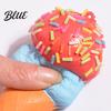 Ice Cream Squeeze Ball Cone Toy Simulated Fidget Slow Portable Stress Reliever Rebound Anxiety Relief Soft Stretch Sensory Calming Desk