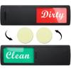 Dishwasher Magnet Clean Dirty Sign,Kitchen Deco/Easy to Read & Slide Dishwasher sign Indicator Sign,Strong Magnet Options Indicator Tells Whether