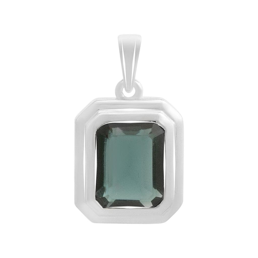 Серебряная подвеска с топазом Лондон Блю 2.675ct (2178248)