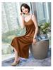 2026 Summer Slim-fit Satin Spaghetti Strap Maxi Dress