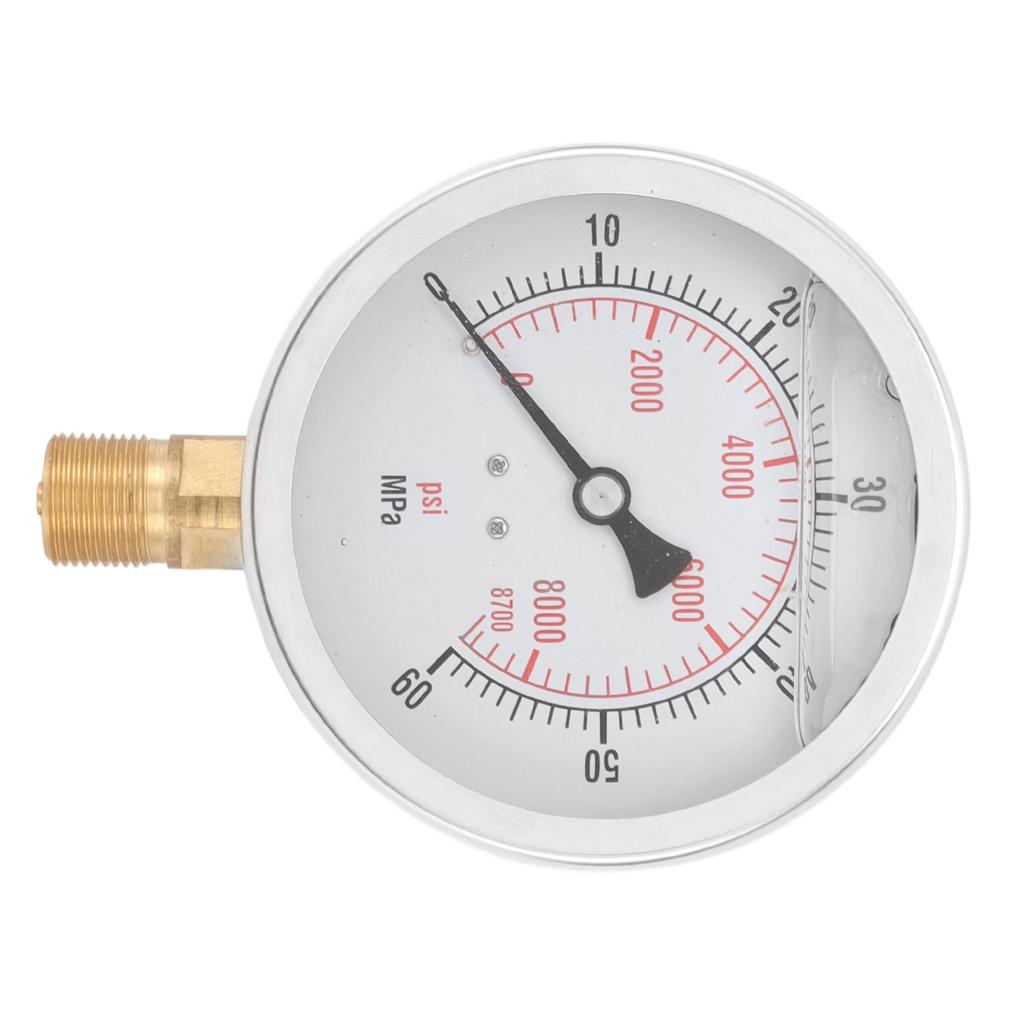 M20x1 CO2 Cylinder Pressure Gauge 8700psi Carbon Dioxide Pressure Gauge CO2 Gage