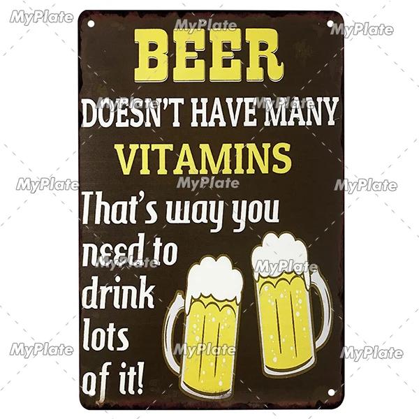 [Min tallrik] Kall Öl Metallskylt Vintage Plakett Plåtskylt Plåt Väggdekor För Barskylt Mansgrotta Dekoration Konst Målning