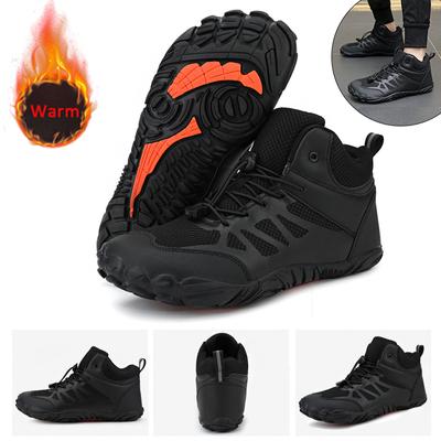 New Winter Boots for Men Women Snow Barefoot Casual Shoes Outdoor Work Shoes Ladies Warm Fur Men Ankle Shoes Male Snow Boots