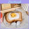 Plüsch-Toast-Ei-Dessert-Figur mit kreativem Design für die Küchen Dekoration
