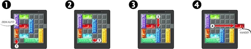 ThinkFun ein Spiel, das logisches Denken entwickelt, beinhaltet Japanisch ab 8 Jahren und ThinkFun "Rush Hour" 76436, Fähigkeiten, Anleitungen, hoch,