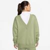 Nike W nsW Phnx Flc Os Vneck sWtsh Fb8318 386