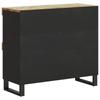 Side Table 85 X 33 X 75 Cm Reclaimed Solid Wood