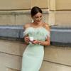 off Shoulder Evening Dress Women's off Shoulder Evening Dress Feather Socialite Dress Elegant