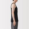 MUJI Smooth Cotton Tank Light Size S Men's Top, Gray, (FA19QA6S)