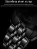 OLEVS Watch for Men Luxury Brand Black Steel Strap 3ATM Waterproof Date Luminous Quartz Men's Watches Reloj Hombre