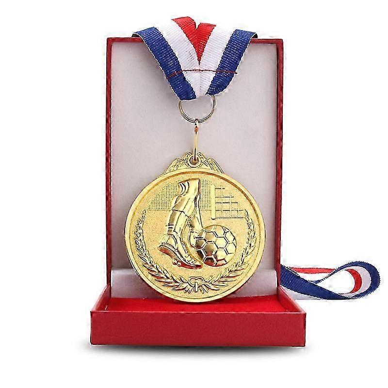12 PCS Gold Football Medals, Childrens Birthday Party Awards