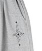 GAKKAI UNIONS One-Pleat Noise Stitch Embroidered Balloon Pants Gray