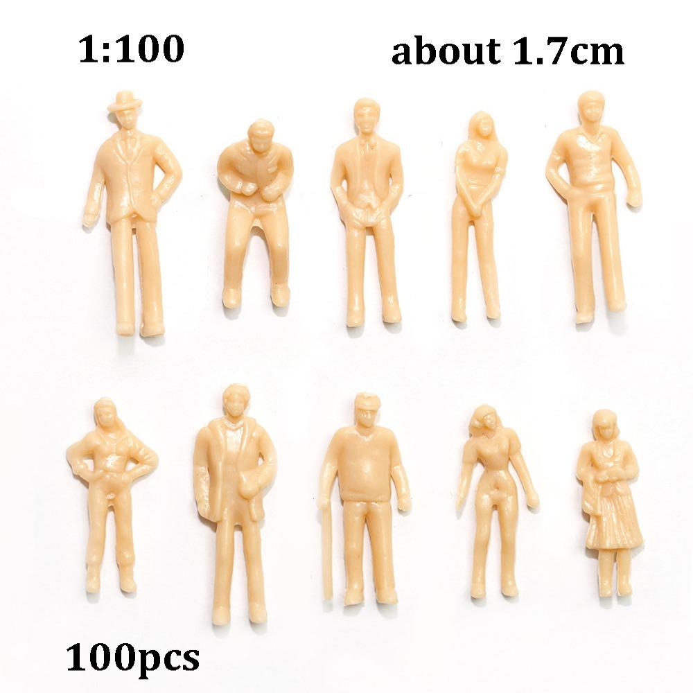 10/20/100pcs 1:75/1:50/1:42/1:30/1:25 Scale Model Building People Figures