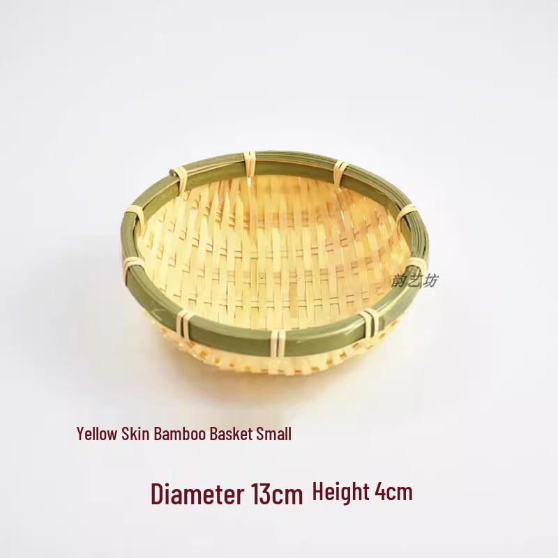 ZISIZ Handwoven Bamboo Storage Basket Set