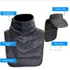 Motorcycle Neck Gaiter Windproof Zipper Closure Neck Warmer Chest Wrap For Winter For Skiing Fishing Running Hiking Outdoor