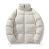Giacca Invernale Ampia con Collo Alto Cappotto Casual Caldo Imbottito di Cotone