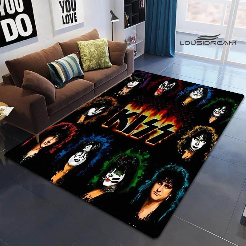 Kussband-Druckteppich, Kinderspielzimmerteppich, Wohnzimmer, Schlafzimmer, rutschfester Teppich, Fotografie-Requisiten, Geburtstagsgeschenk