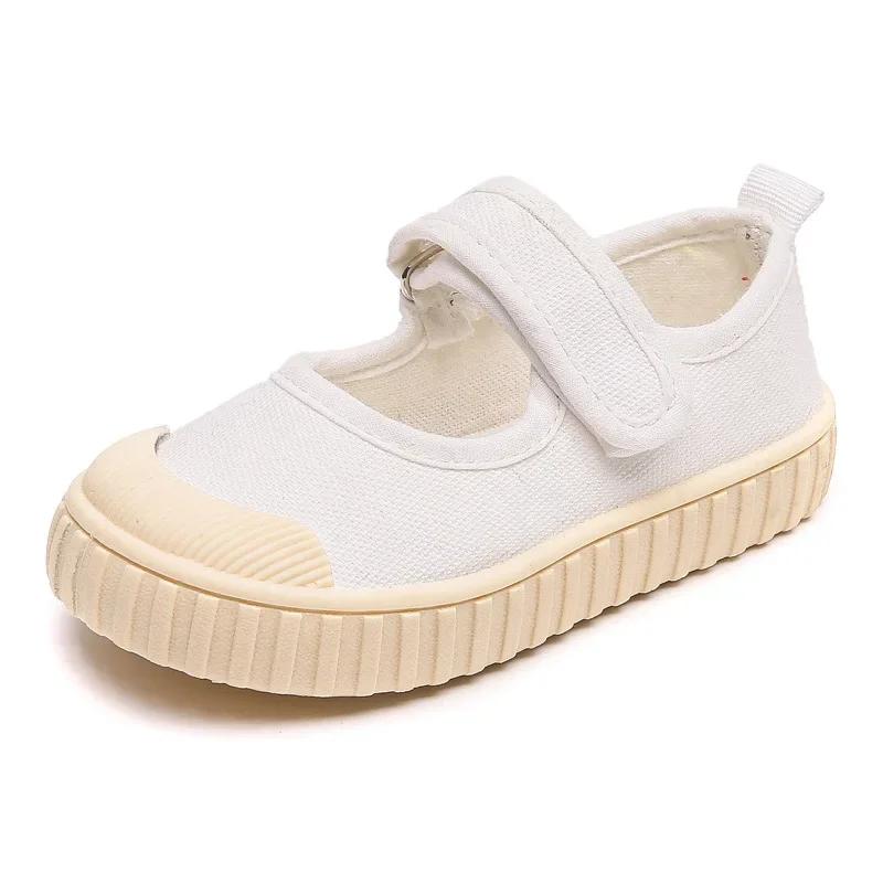 2024 Children's Canvas Shoes Summer New Students Korean Breathable Hot Fashion Shoes Kids ShoesSize21-32 Breathable