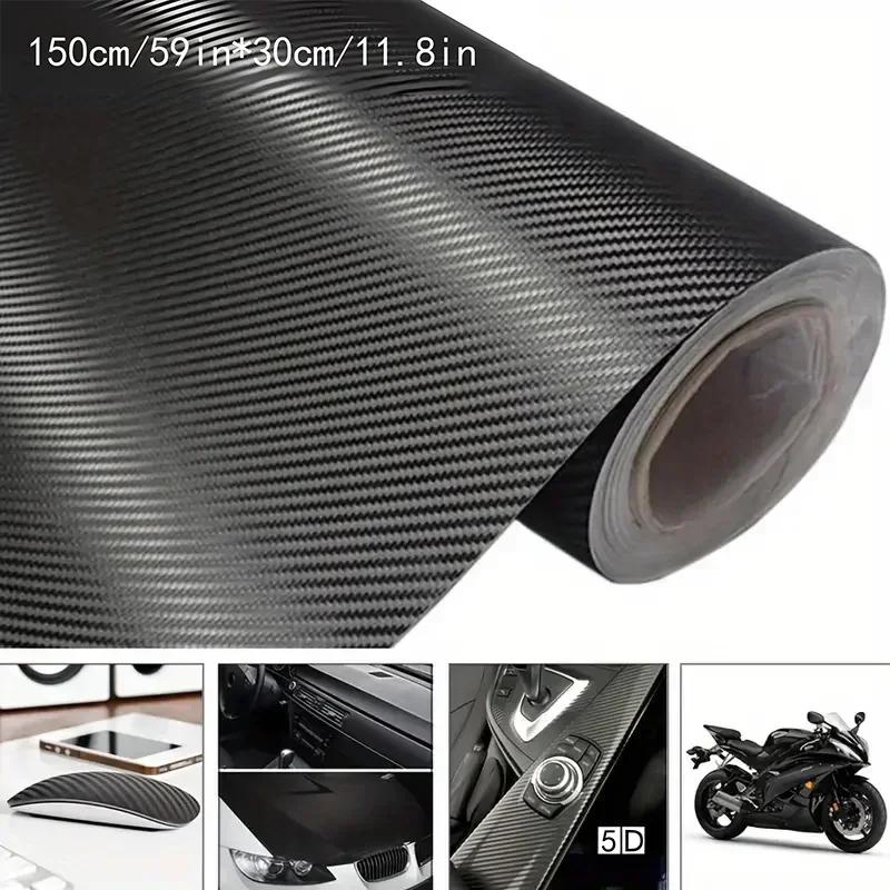 7D Carbon Fiber Roll Film Stickers Car Wrapping Foil DIY Vinyl Film Auto Interior Styling Carbon Fiber Decorative