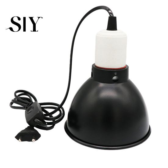 Reptile Lamp Fixture Heat Heat-Resistant Universal Easy Installation Dome Light Deep with Power Cable Cover