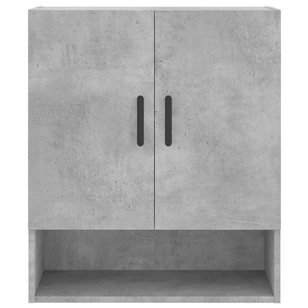 Wall Cabinet Concrete Gray 60x31x70 cm Wood Based Material