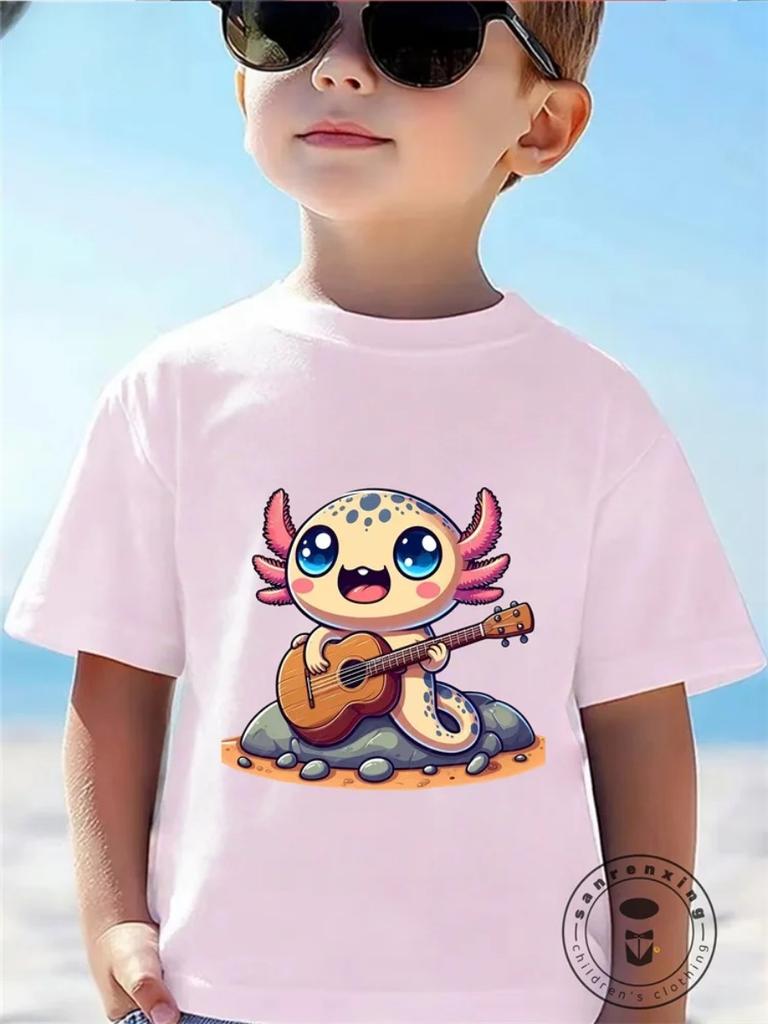 Summer Children's T-shirts Children's Short-sleeved Tops Boy Girls' Tops