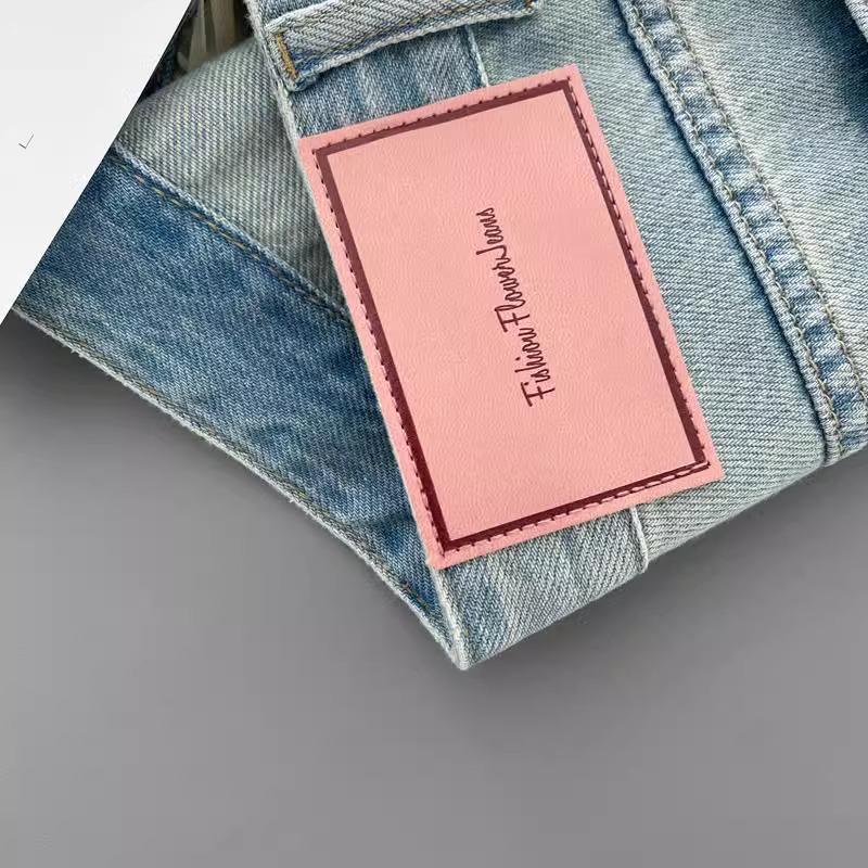 Women's Moonlight Blue High Waist Wide Leg Jeans - Trendy, Versatile, Slim Fit, Loose Drape Casual Trousers