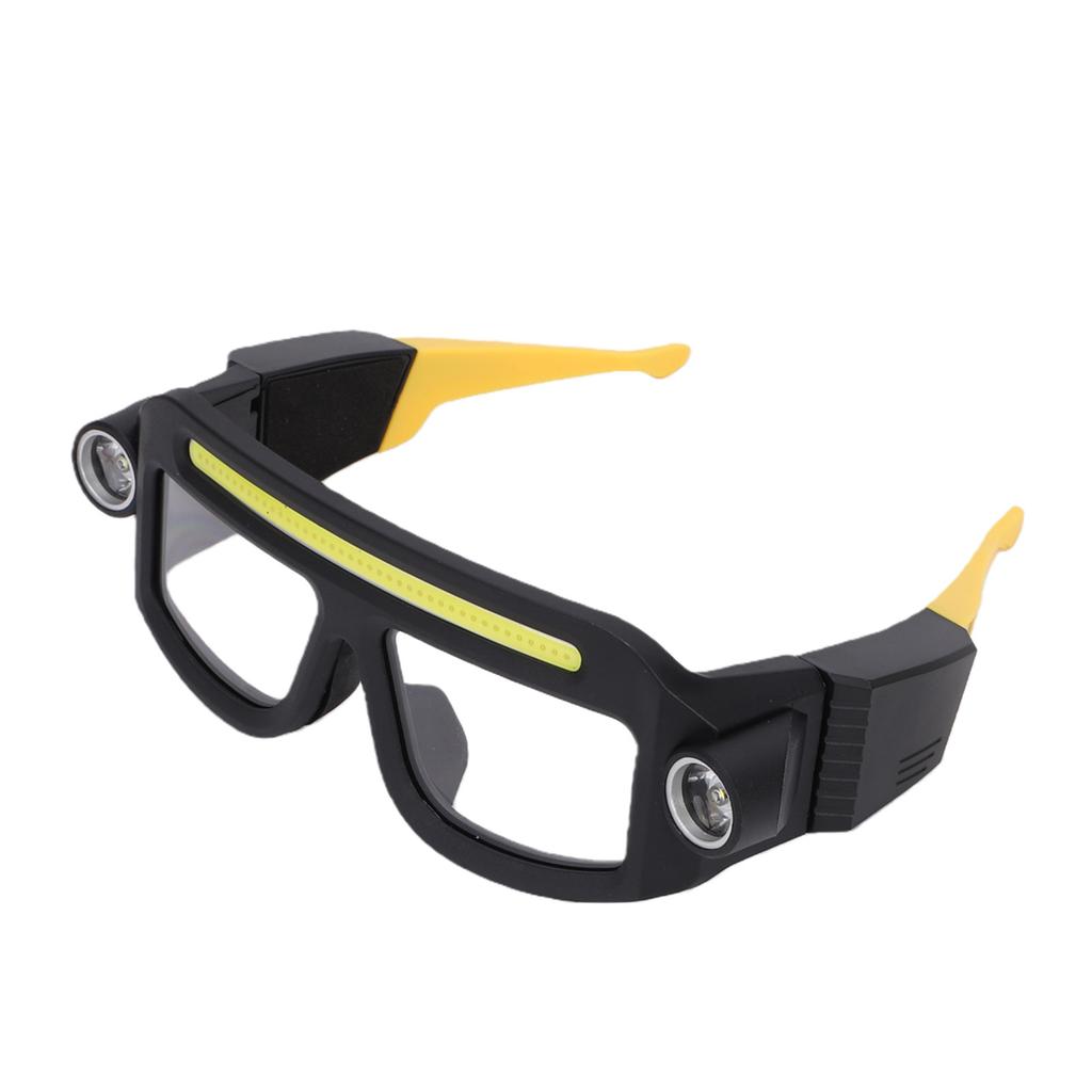 Headlamp Glasses Dual Light Source 5 Modes Water Proof Rechargeable LED Headlight Glasses