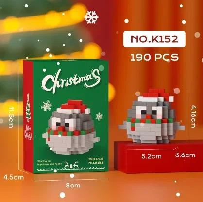 Stitch LinaBell Hello Kitty Sanrio Construction Blocks Damo Egg Cartoon Figrues Bricks Children's Assembly Playthings Model Present
