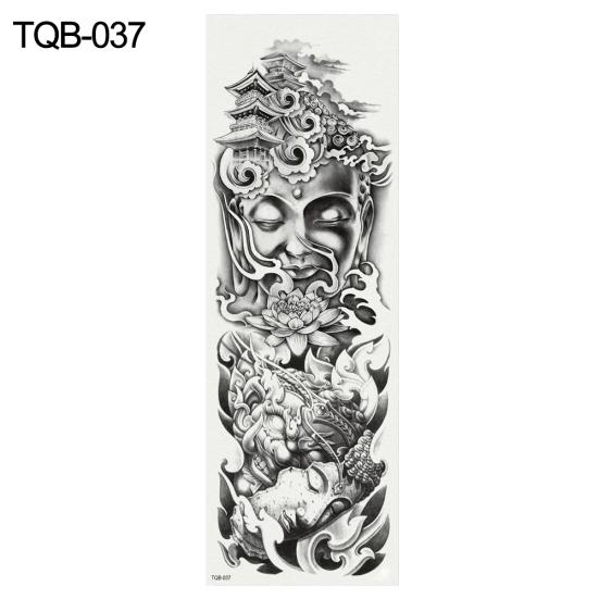 Full Arm Temporary Fake Tattoo Men Women Body Art Decal Water Transfer Sticker