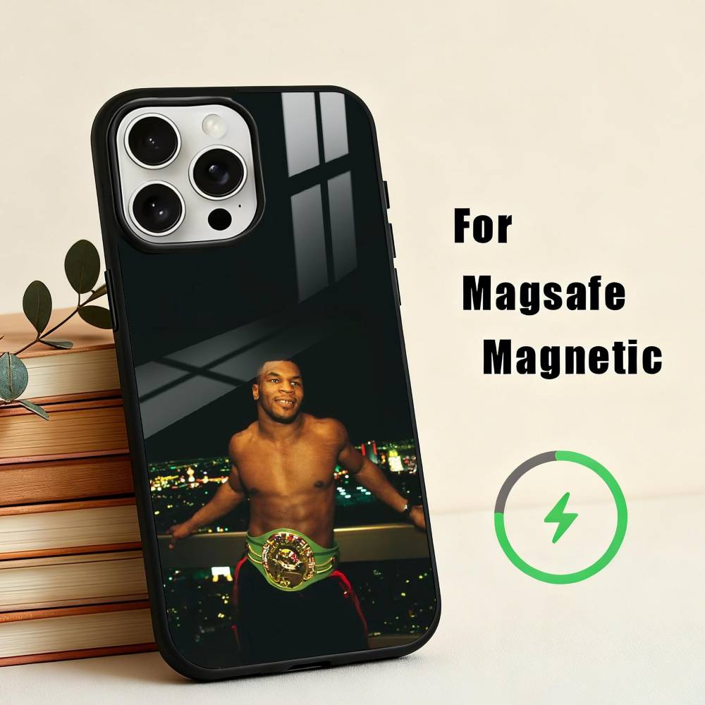 

The king of B-Boxing Mike Tyson-N Phone Case For iPhone17,16,15,14,13,12,11 Plus,Pro Max Magnetic For Magsafe Wireless Charging iPhone14Plus