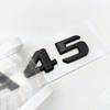 ABBN1 3D ABS Chrome Glossy Black A 45 Logo A45 Emblem Letters Auto Sticker Nameplate Car Trunk Badge For A45 Accessories