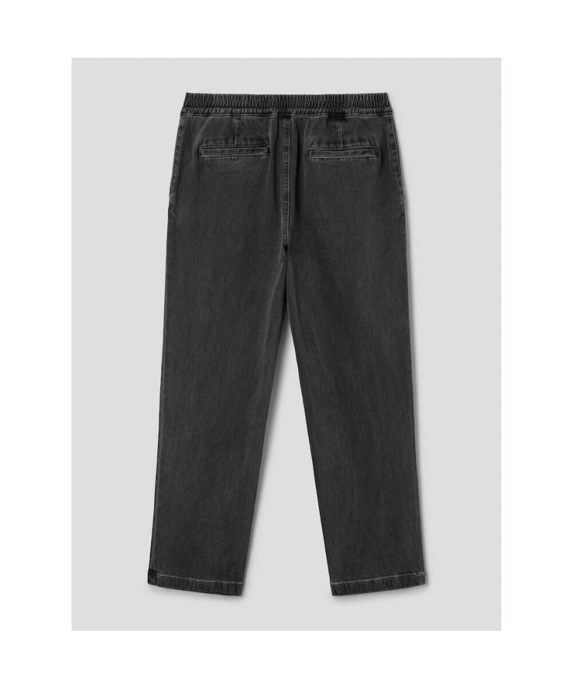 SHIFT.G Officer Pleats Denim Pants Gray